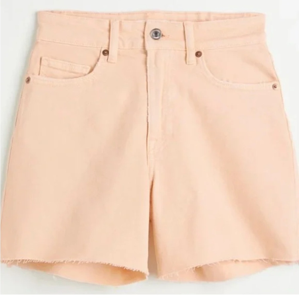 H&M Light Peach Jean Shorts